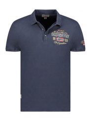 Geographical Norway Koszulka polo "Kapuccino" w kolorze granatowym rozmiar: S. Niebieskie koszulki polo męskie Geographical Norway, s, bez wzorów, z bawełny, bez ramiączek. Za 74.63 zł.