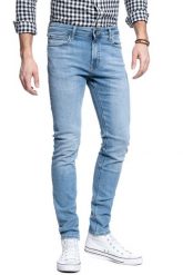 LEE SPODNIE MĘSKIE Malone WORN LONEPINE L736LSTF 112120141. Spodnie materiałowe męskie Lee, bez wzorów, z jeansu. Za 209.99 zł.