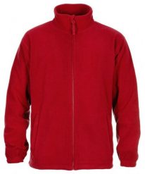 Czerwony POLAR (Bluza) Męski bez Kaptura -JANPOL- Lekki, Zapinany na Zamek, na Stójce, Ciepły. Czerwone bluzy bez kaptura męskie Janpol, l, z polaru. Za 137.00 zł.
