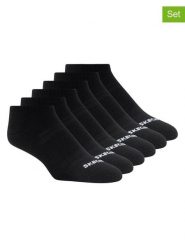 Skechers Skarpety (6 par) w kolorze czarnym rozmiar: 41-46. Czarne skarpetki męskie Skechers, bez wzorów, ze splotem. Za 34.99 zł.