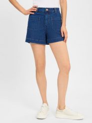 Y.A.S Dżinsowe szorty - YASNema Kobiety Bawełna niebieski, 38. Niebieskie szorty damskie Y.A.S, bez wzorów, z bawełny. Za 299.95 zł.