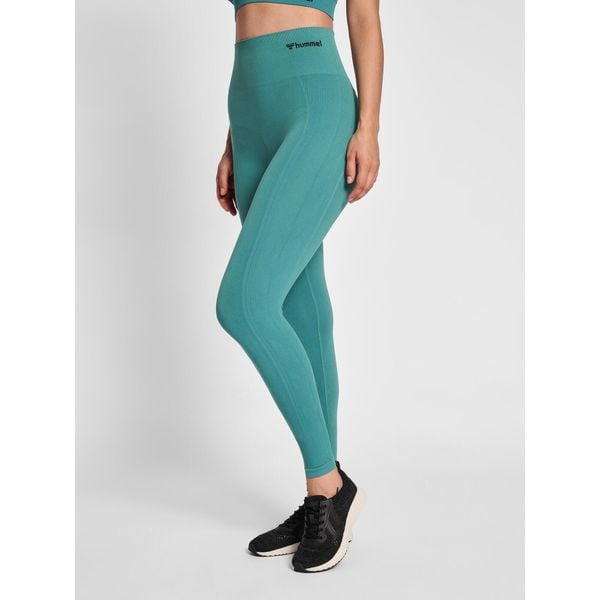 Damskie wysokie legginsy Hummel TIF. Zielone legginsy damskie HUMMEL, l, bez wzorów, z dzianiny. Za 101.00 zł.