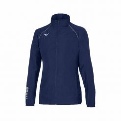 Kurtka do biegania damska Mizuno Osaka wind. Niebieskie kurtki damskie Mizuno, xl, bez wzorów, bez kaptura. Za 229.00 zł.