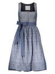 Turi Landhaus Sukienka "Babsi" w kolorze granatowym rozmiar: 38. Niebieskie sukienki damskie Turi Landhaus, na imprezę, bez wzorów, bez kołnierzyka, bez ramiączek. Za 463.38 zł.