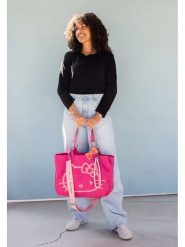 Fritzi aus Preußen Shopper bag "Hello Kitty" w kolorze różowym - 45 x 34 x 16 cm rozmiar: onesize. Różowe shopper bag damskie Fritzi aus Preußen, bez wzorów, z bawełny, na ramię, bez dodatków. Za 192.79 zł.