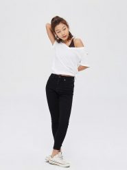 GAP Dżinsy - Skinny fit - w kolorze czarnym rozmiar: W25. Czarne jeansy damskie GAP. Za 78.10 zł.
