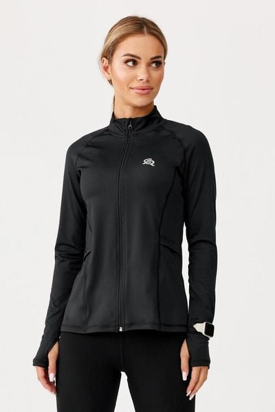 Damska bluza sportowa szybkoschnąca do biegania Rough Radical Freedom. Czarne bluzy bez kaptura damskie ROUGH RADICAL, na jesień, l, bez wzorów, z dzianiny, bez ramiączek, bez kaptura. Za 199.90 zł.