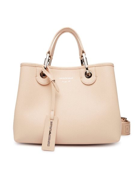 Emporio Armani Torebka EW000361 AF12036 M1332 Brązowy. Brązowe torebki klasyczne damskie Emporio Armani, bez wzorów, ze skóry, bez dodatków. Za 1,209.00 zł.