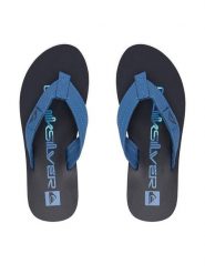 Quiksilver Japonki EO-DUNE CQ10036MMA Niebieski. Niebieskie klapki i japonki męskie Quiksilver, ze skóry. Za 109.99 zł.