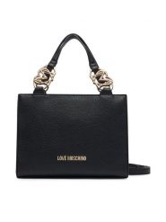 LOVE MOSCHINO Torebka JC4006PP1PLB0000 Czarny. Czarne torebki klasyczne damskie Love Moschino, bez wzorów, ze skóry, bez dodatków. Za 949.99 zł.