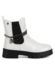 DeeZee Botki CM231117-1 Beżowy. Brązowe botki dziewczęce DeeZee, bez wzorów, z tworzywa sztucznego, bez ramiączek. Za 159.99 zł.
