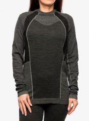 Bluza termoaktywna damska La Sportiva Wool70 Tech Longsleeve. Szare bluzy bez kaptura damskie La Sportiva, l, ze skóry. Za 417.99 zł.