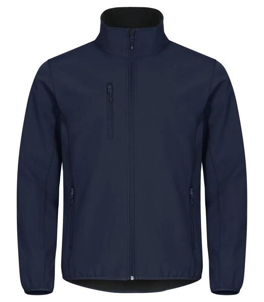 Clique Classic Softshell Jacket – 3-warstwowa, 96% poliester z recyklingu. Niebieskie kurtki softshell damskie CLIQUE, uniwersalny, bez wzorów, z poliesteru, bez kaptura. Za 265.63 zł.