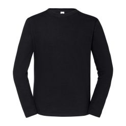Koszulka Z Długim Rękawem Unisex Dla Dorosłych Iconic 195. Niebieskie bluzki damskie Fruit of the Loom, xs, bez wzorów, sportowe, bez kołnierzyka, bez ramiączek. Za 74.99 zł.