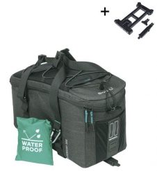 BASIL Discovery 365D MIK torba na bagażnik 9L czarna. Czarne torby męskie na ramię BASIL, bez wzorów, z materiału, na ramię. Za 395.00 zł.
