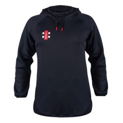 Bluza z kapturem Gray-Nicolls Pro Performance V2. Czarne bluzy sportowe męskie GRAY-NICOLLS, bez wzorów, z materiału, eleganckie, bez kołnierzyka, bez ramiączek. Za 365.50 zł.