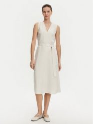 Calvin Klein Sukienka letnia K20K208424 Beżowy Regular Fit. Brązowe sukienki damskie CALVIN KLEIN, na lato, bez wzorów, z lyocellu, bez kołnierzyka, bez ramiączek. Za 579.99 zł.