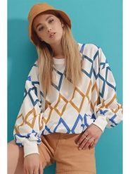 Happiness Istanbul Bluza w kolorze białym rozmiar: M. Białe bluzy bez kaptura damskie Happiness Istanbul, m. Za 65.99 zł.