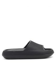 MEXX Klapki MXC007001W Czarny. Czarne klapki damskie Mexx, bez wzorów, z syntetyku, bez obcasa. Za 69.99 zł.