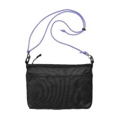 Torba na ramię Mizuno Waso. Czarne torby męskie na ramię Mizuno, bez wzorów, z materiału, na ramię, małe. Za 133.50 zł.