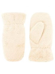 Zwillingsherz Rękawiczki "Fury" w kolorze kremowym rozmiar: onesize. Brązowe rękawiczki damskie Zwillingsherz, bez wzorów, z polaru. Za 43.99 zł.