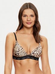 Guess Biustonosz bezfiszbinowy O5RC25 KCOJ0 Beżowy. Brązowe biustonosze Guess, z aplikacjami, z syntetyku. Za 139.99 zł.