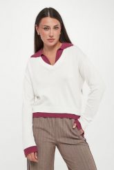 Sweter damski z kołnierzem LIU JO. Swetry klasyczne damskie Liu Jo, s, bez kołnierzyka. Za 599.00 zł.