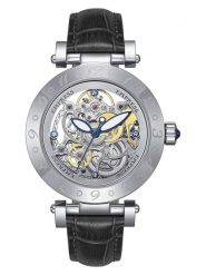 Empress Zegarek automatyczny "Theodora" w kolorze srebrno-czarnym rozmiar: onesize. Czarne, analogowe zegarki damskie Empress, ze stali. Za 587.99 zł.