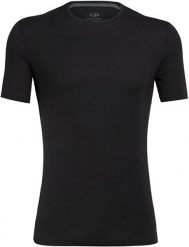 Koszulka męska Icebreaker Anatomica SS Crewe Snow T-Shirt. Czarne t-shirty męskie Icebreaker, m, bez wzorów, z materiału, bez kołnierzyka. Za 301.95 zł.
