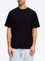 T-shirt z napisem Kosycarz - czarny. Czarne t-shirty męskie Reserved, l, bez wzorów, z bawełny, bez kołnierzyka. Za 69.99 zł.