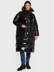 Calvin Klein Kurtka puchowa High Shine K20K204687 Czarny Regular Fit. Czarne kurtki damskie CALVIN KLEIN, m, bez wzorów, z puchu, bez kaptura. Za 2,189.00 zł.
