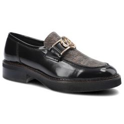 Czarne Półbuty Karino Damskie Eleganckie Obuwie. Czarne półbuty damskie Karino, bez wzorów, ze skóry, biznesowe, bez obcasa, na obcasie. Za 349.00 zł.