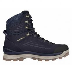 Buty trekkingowe męskie Lowa Winterstiefel Callisto. Niebieskie buty trekkingowe męskie Lowa, z materiału, za kostkę, bez zapięcia. Za 1,052.00 zł.