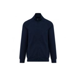 Bluza zapinana na zamek błyskawiczny Kariban Premium. Niebieskie bluzy bez kaptura męskie KARIBAN, m, z bawełny. Za 237.00 zł.