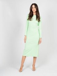 Patrizia Pepe Sukienka | 8A1177/J082 | Kobieta | Zielony. Zielone sukienki damskie Patrizia Pepe, na imprezę, l, bez wzorów, z elastanu, eleganckie, bez kołnierzyka, bez ramiączek, dopasowane. W wyprzedaży za 569.00 zł.