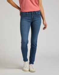 LEE SCARLETT DAMSKIE SPODNIE JEANSOWE MID WORN L526CGMZ 112319928. Spodnie materiałowe damskie Lee, bez wzorów, z jeansu. Za 209.99 zł.