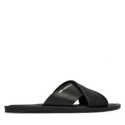 Klapki KARL LAGERFELD. Czarne klapki i japonki męskie Karl Lagerfeld. Za 589.99 zł.