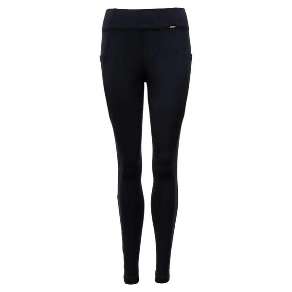 Damskie legginsy jeździeckie z pełną przyczepnością Premiere Bouvardia. Czarne legginsy damskie PREMIERE, bez wzorów, z elastanu. Za 213.00 zł.