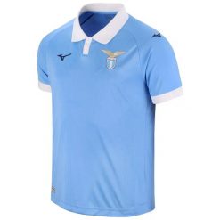 Koszulka Domowa Lazio Rzym 2026/27. Niebieskie t-shirty sportowe męskie Mizuno, xs, z materiału, bez ramiączek, na fitness i siłownię. Za 432.50 zł.