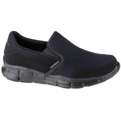 Buty sportowe Sneakersy męskie, Skechers Equalizer. Czarne buty sportowe na co dzień męskie Skechers, bez zapięcia, trekkingowe. Za 309.99 zł.