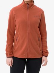 Bluza polarowa damska Vaude Rosemoor Fleece Jacket II. Czerwone bluzy z kapturem damskie Vaude, m, z materiału. Za 274.99 zł.