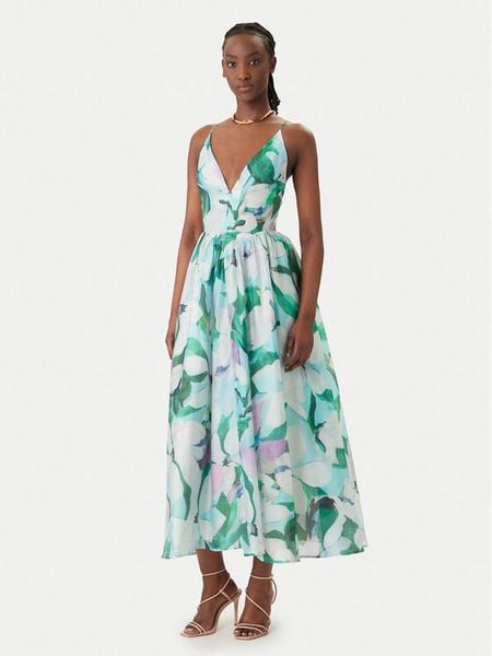 Bardot Sukienka koktajlowa Arletha Halter 59963DB1 Zielony Regular Fit. Zielone sukienki damskie BARDOT, bez wzorów, z syntetyku, wizytowe, bez kołnierzyka, bez ramiączek. Za 621.99 zł.