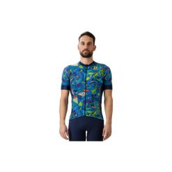 Koszulka rowerowa męska Alé Cycling Solid Over. Niebieskie t-shirty sportowe męskie ALÉ CYCLING, m, bez ramiączek, rowerowe. W wyprzedaży za 336.99 zł.
