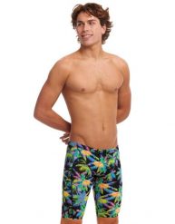 Kąpielówki spodenki męskie jammery treningowe na basen Funky Trunks. Czarne kąpielówki męskie FUNKY TRUNKS, m, bez wzorów, z elastanu, na fitness i siłownię. Za 200.99 zł.