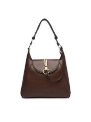LOVE MOSCHINO Torebka JC4028PP1PLI0300 Brązowy. Brązowe torebki klasyczne damskie Love Moschino, bez wzorów, ze skóry, bez dodatków. Za 949.99 zł.