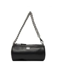 Tommy Jeans Torebka Tjw Chain Shoulder Bag AW0AW17893 Czarny. Czarne torebki klasyczne damskie Tommy Jeans, bez wzorów, z jeansu, bez dodatków. Za 319.99 zł.