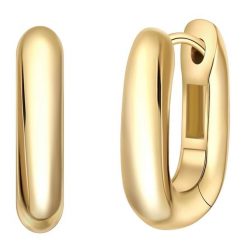 Yokoamii Kolczyki z mosiadzu w kolorze zlotym 1 ct Damski. Żółte kolczyki damskie Yokoamii, pozłacane. Za 149.99 zł.