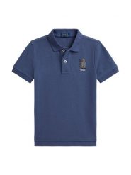 Polo Ralph Lauren Polo 322B18892001 Granatowy Regular Fit. Niebieskie t-shirty chłopięce Polo Ralph Lauren, bez wzorów, z bawełny, bez ramiączek. Za 439.99 zł.