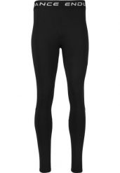 Legginsy Endurance Power. Czarne spodnie sportowe męskie Endurance, z elastanu. Za 177.00 zł.