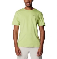 Columbia Koszulka North Cascades 1834041388. Zielone t-shirty sportowe męskie Columbia, na zimę, m, z bawełny, bez ramiączek, na fitness i siłownię. Za 126.99 zł.
